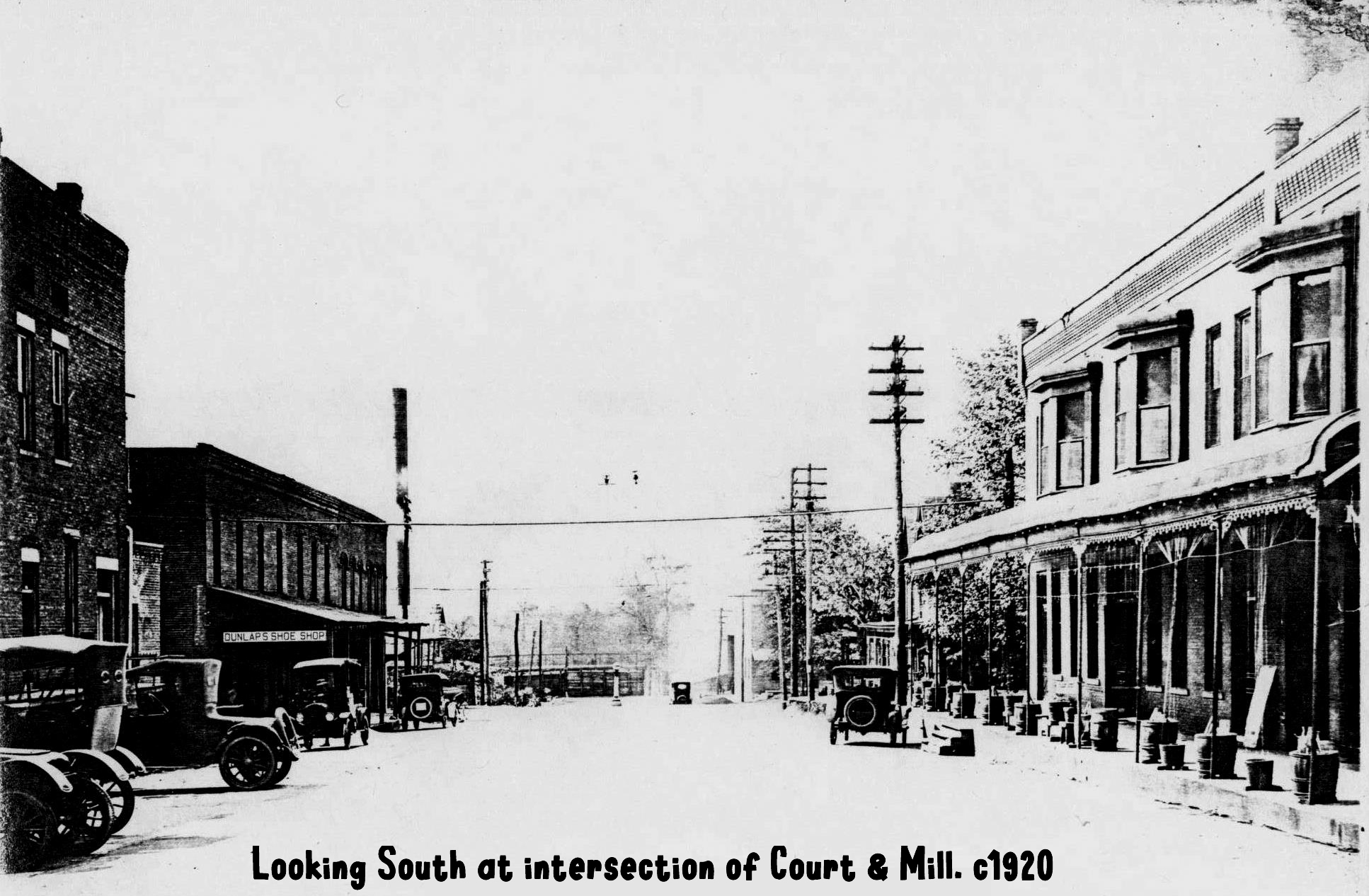 looking south